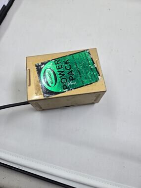 Vintage 1960s Eldon Power Pack #3851 Slot Car Train Track Transformer, untested